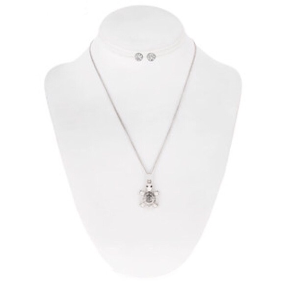 Turtle Necklace & Earring Set